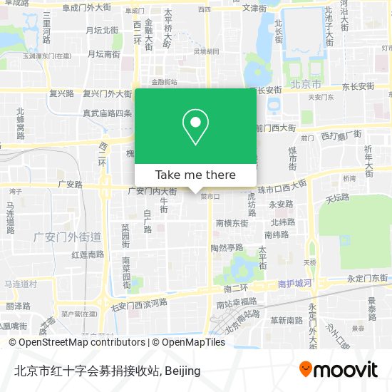 北京市红十字会募捐接收站 map