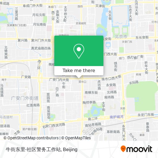 牛街东里-社区警务工作站 map