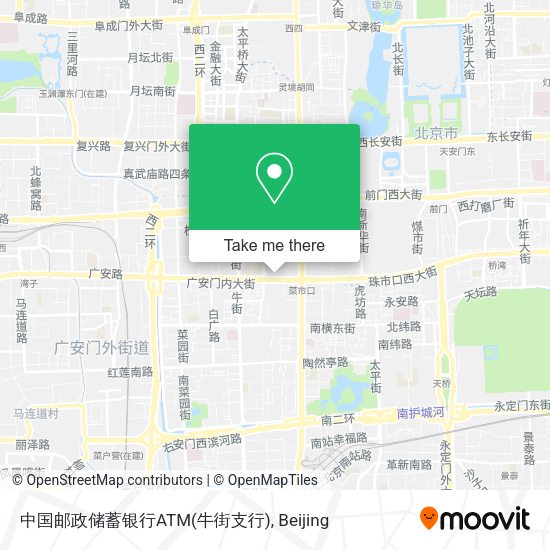 中国邮政储蓄银行ATM(牛街支行) map