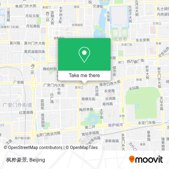 枫桦豪景 map