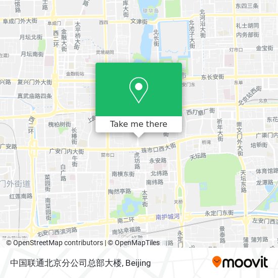 中国联通北京分公司总部大楼 map