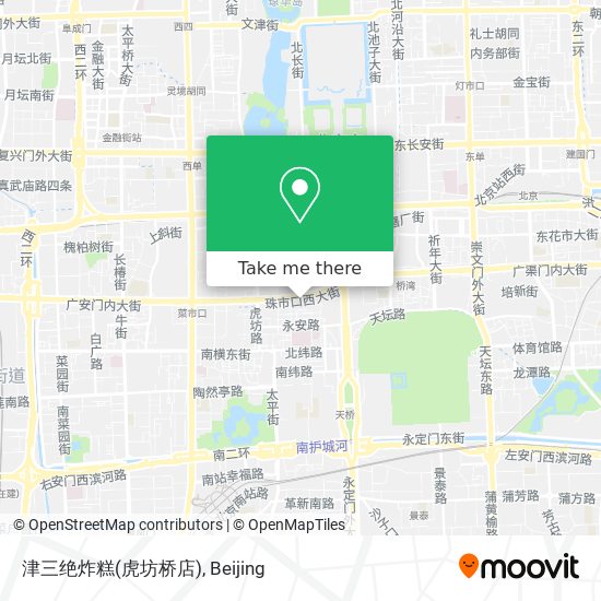 津三绝炸糕(虎坊桥店) map