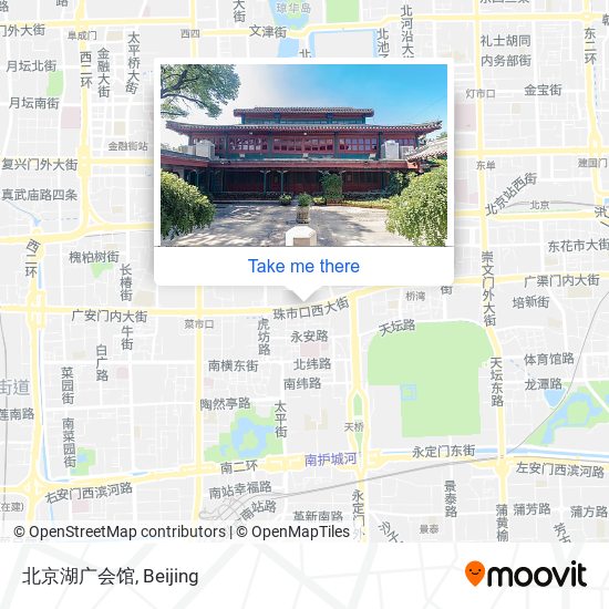 北京湖广会馆 map