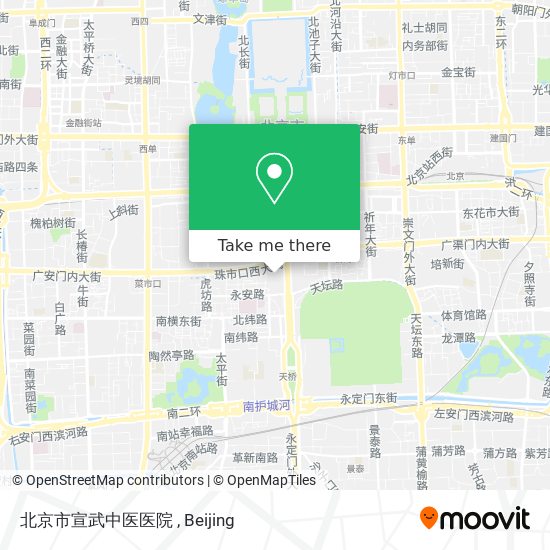 北京市宣武中医医院 map