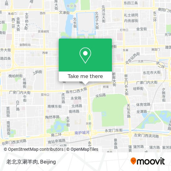老北京涮羊肉 map