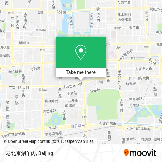 老北京涮羊肉 map