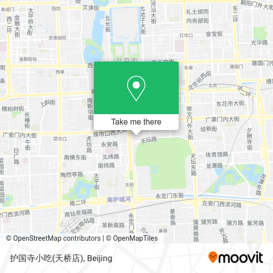 护国寺小吃(天桥店) map
