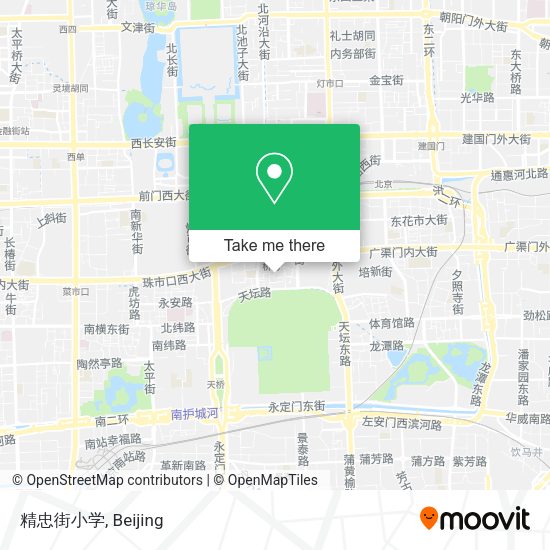 精忠街小学 map
