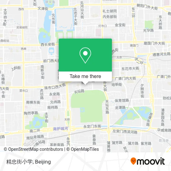 精忠街小学 map