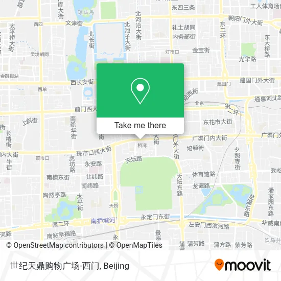 世纪天鼎购物广场-西门 map