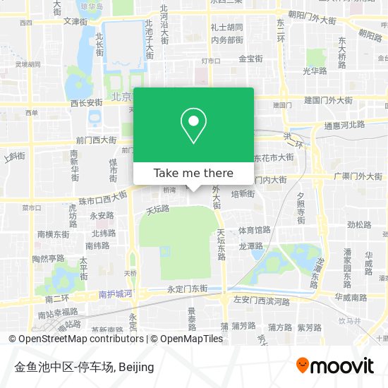 金鱼池中区-停车场 map