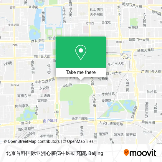 北京首科国际亚洲心脏病中医研究院 map