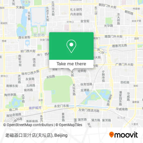 老磁器口豆汁店(天坛店) map
