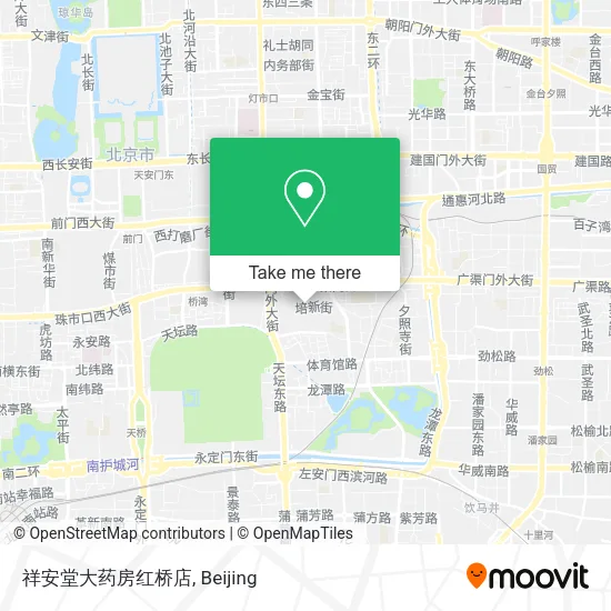 祥安堂大药房红桥店 map