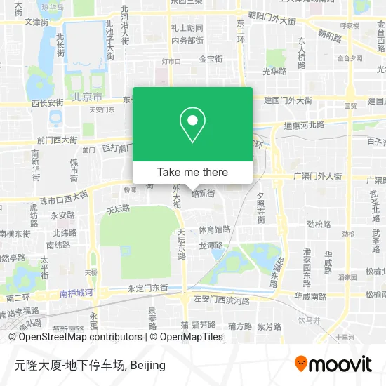 元隆大厦-地下停车场 map