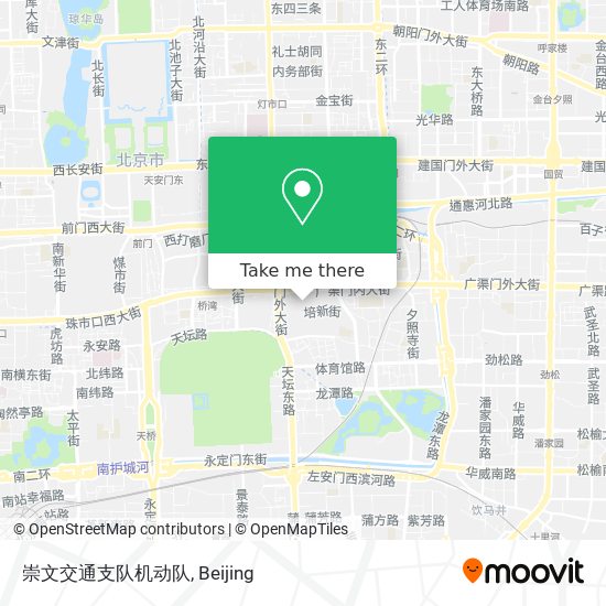 崇文交通支队机动队 map