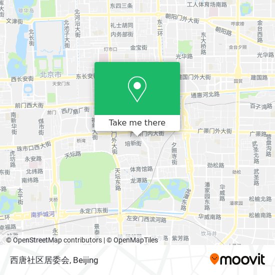 西唐社区居委会 map