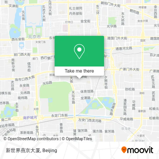 新世界燕京大厦 map
