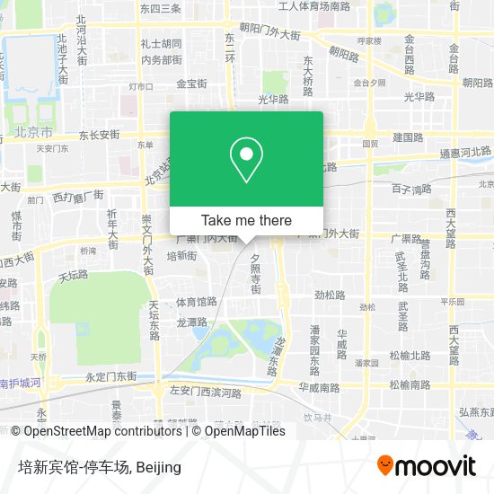 培新宾馆-停车场 map