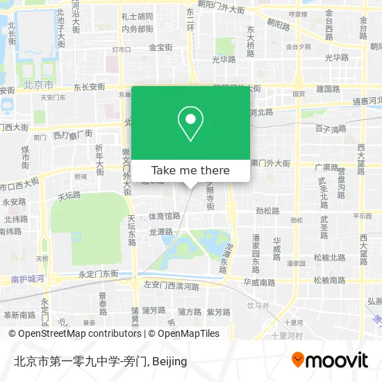 北京市第一零九中学-旁门 map