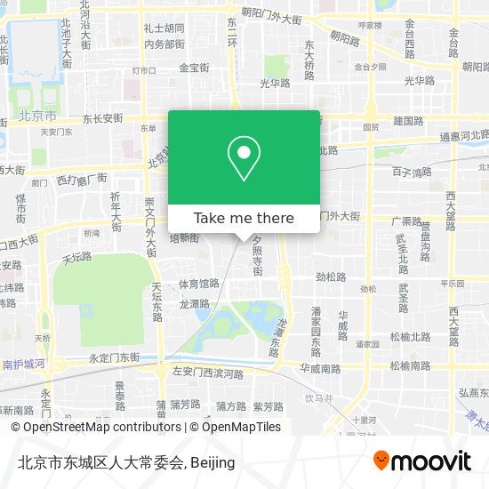 北京市东城区人大常委会 map