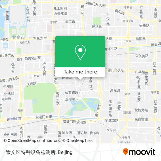 崇文区特种设备检测所 map