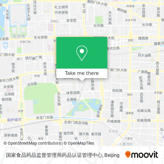国家食品药品监督管理局药品认证管理中心 map
