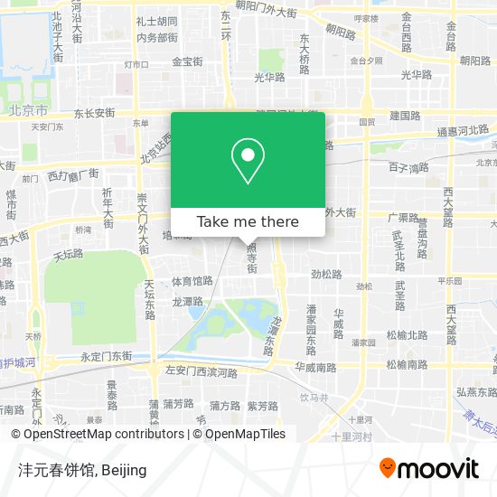 沣元春饼馆 map