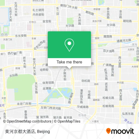 黄河京都大酒店 map