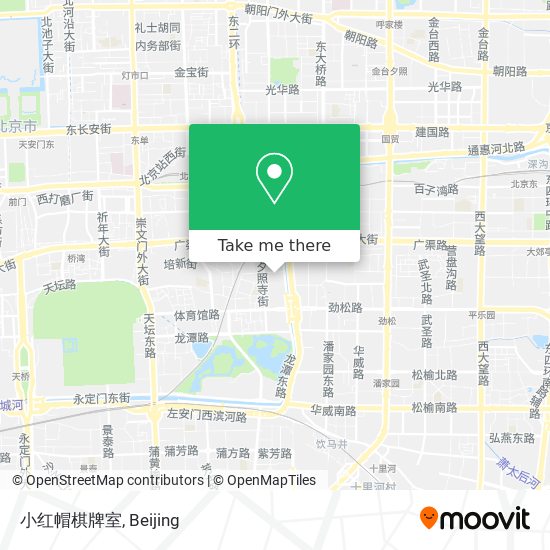 小红帽棋牌室 map