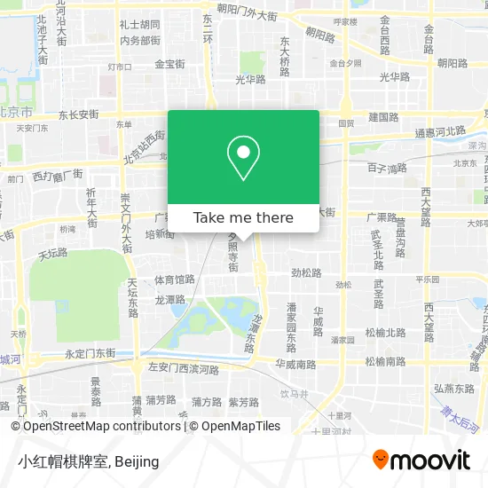 小红帽棋牌室 map