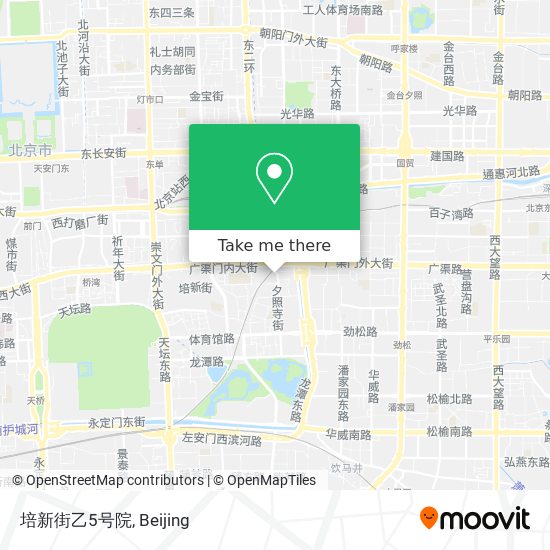 培新街乙5号院 map