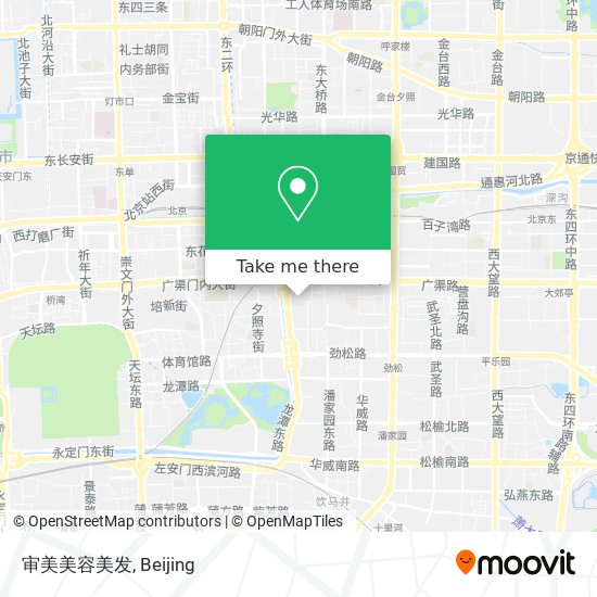 审美美容美发 map