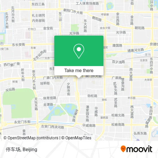 停车场 map
