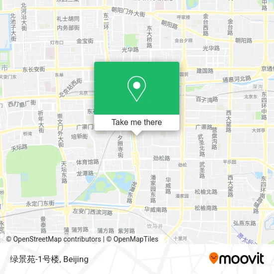 绿景苑-1号楼 map