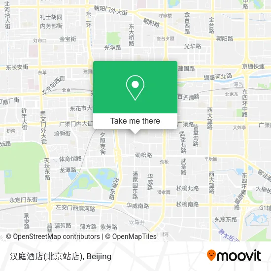 汉庭酒店(北京站店) map