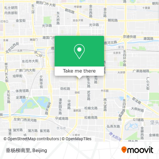 垂杨柳南里 map
