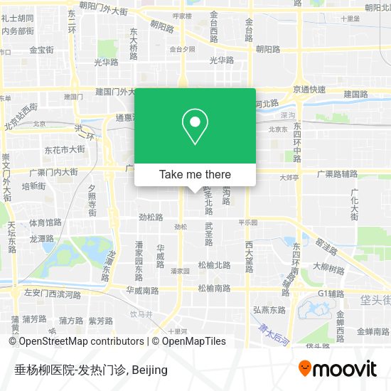 垂杨柳医院-发热门诊 map