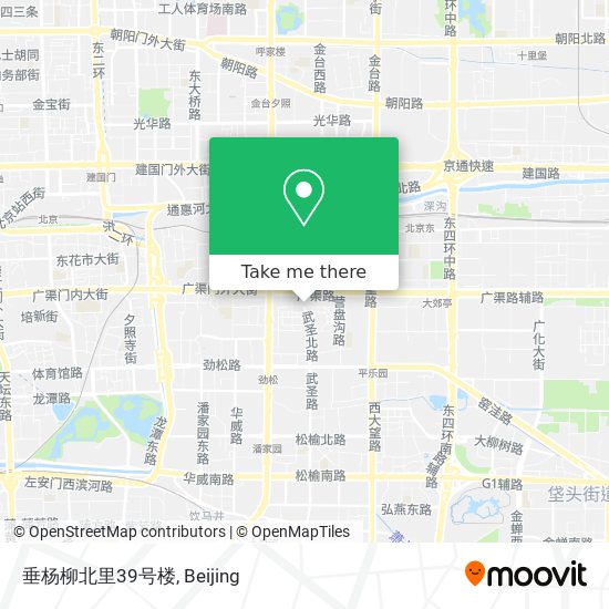 垂杨柳北里39号楼 map