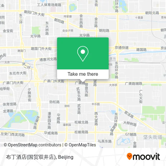 布丁酒店(国贸双井店) map