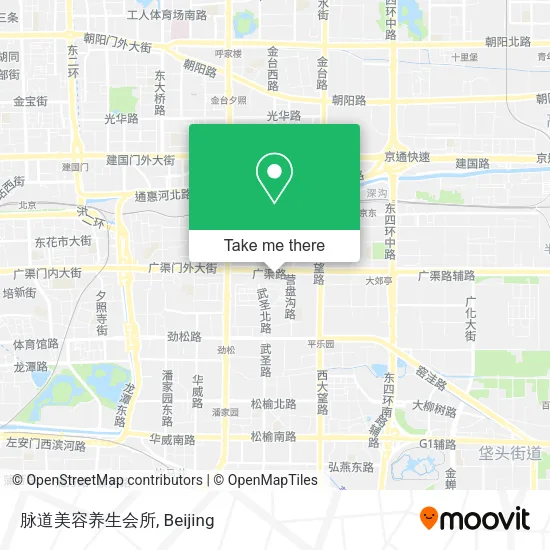 脉道美容养生会所 map