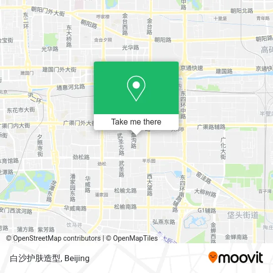 白沙护肤造型 map