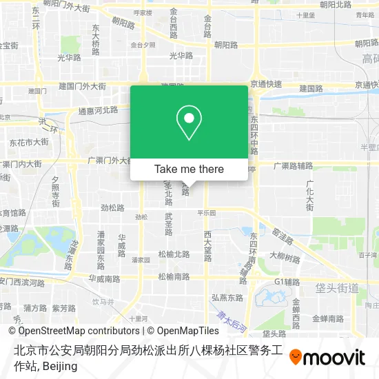 北京市公安局朝阳分局劲松派出所八棵杨社区警务工作站 map