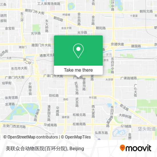 美联众合动物医院(百环分院) map