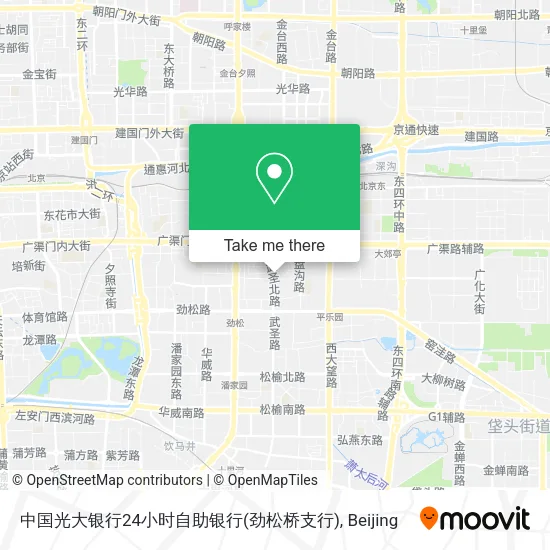 中国光大银行24小时自助银行(劲松桥支行) map
