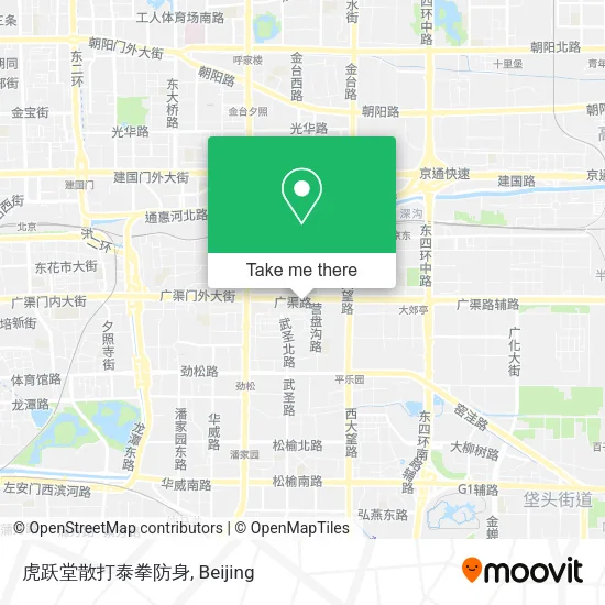 虎跃堂散打泰拳防身 map