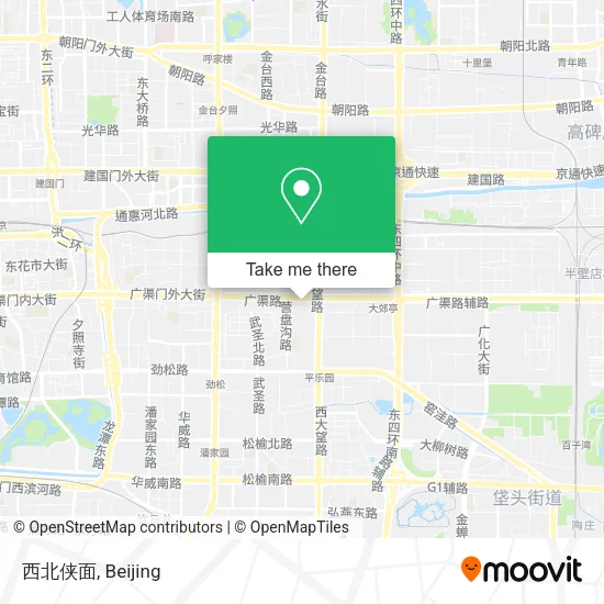 西北侠面 map