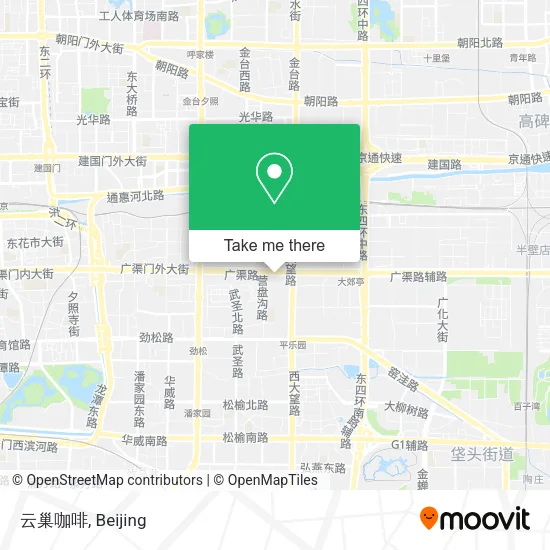 云巢咖啡 map