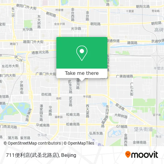 711便利店(武圣北路店) map