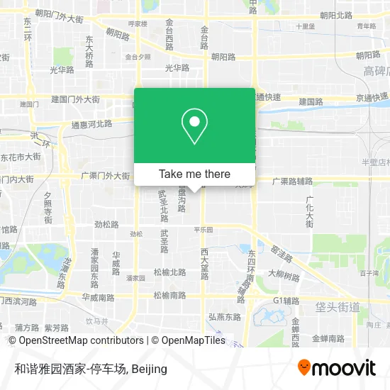 和谐雅园酒家-停车场 map